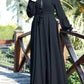 Plain Abaya With Zip